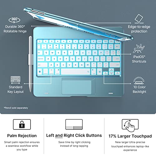 typecase Touch iPad 9th Generation Case with Keyboard (10.2