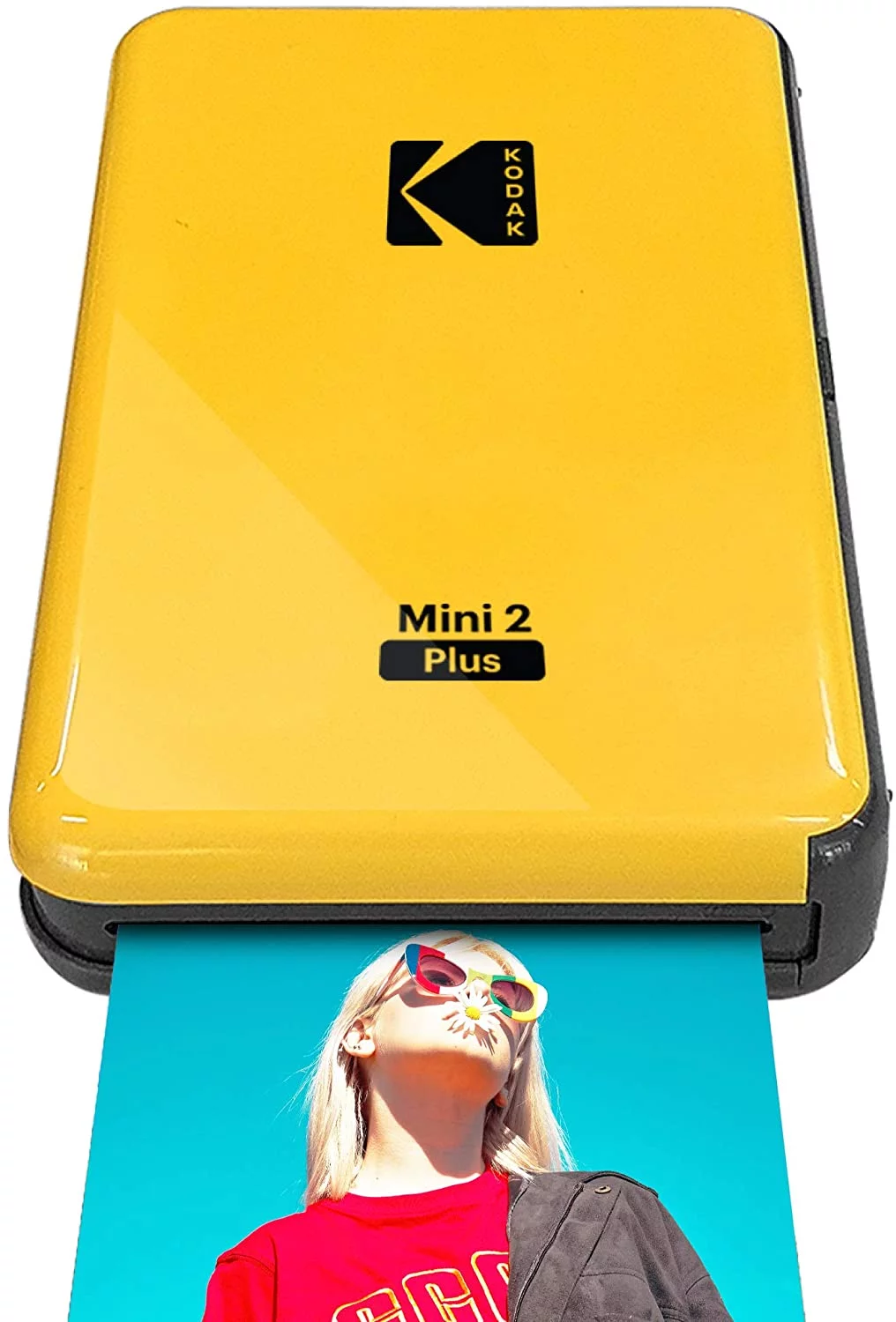 Kodak Mini 2 Plus | 2.1x3.4 Portable Wireless HD Photo Printer with 4PASS (Yellow)
