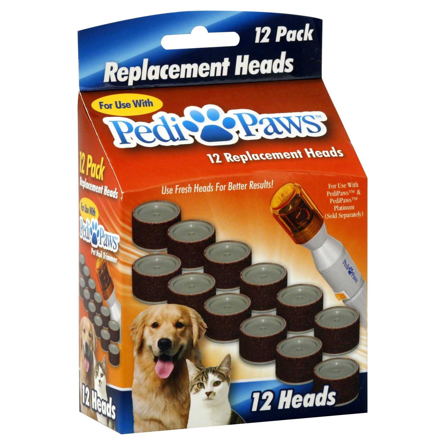 As Seen on TV Pedipaws Replacement Filing Heads 12 Replacement Heads - Pet Supplies online store