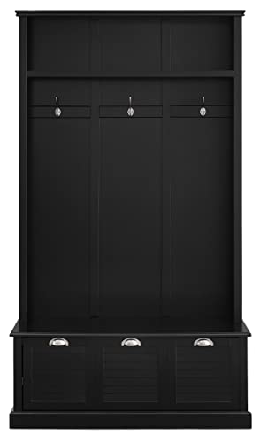 Crosley Furniture Ellison Hall Tree with Storage Drawer, White