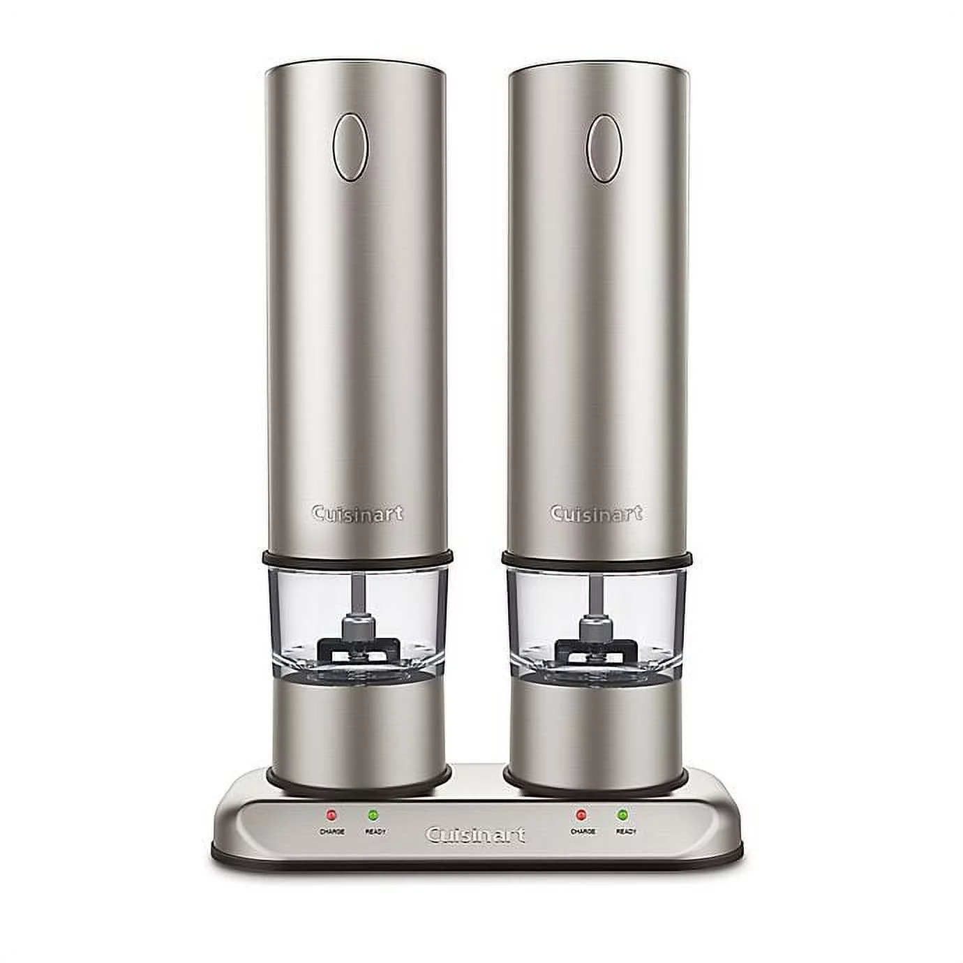Cuisinart Rechargeable Electric Salt & Pepper Mill Set in Brushed Stainless Steel