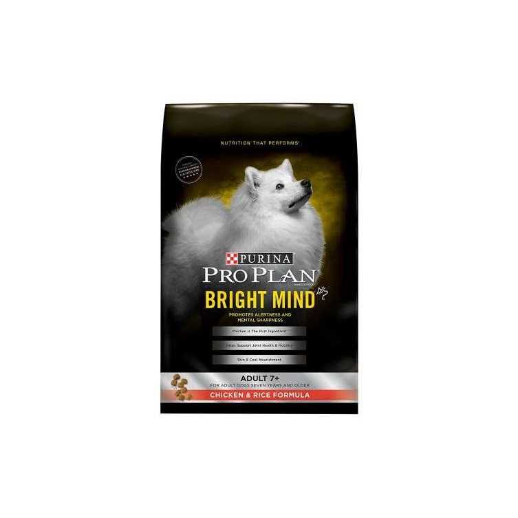 Purina Pro Plan Bright Mind Adult 7+ Chicken & Rice Formula Dry Dog Food - Pet Supplies online store