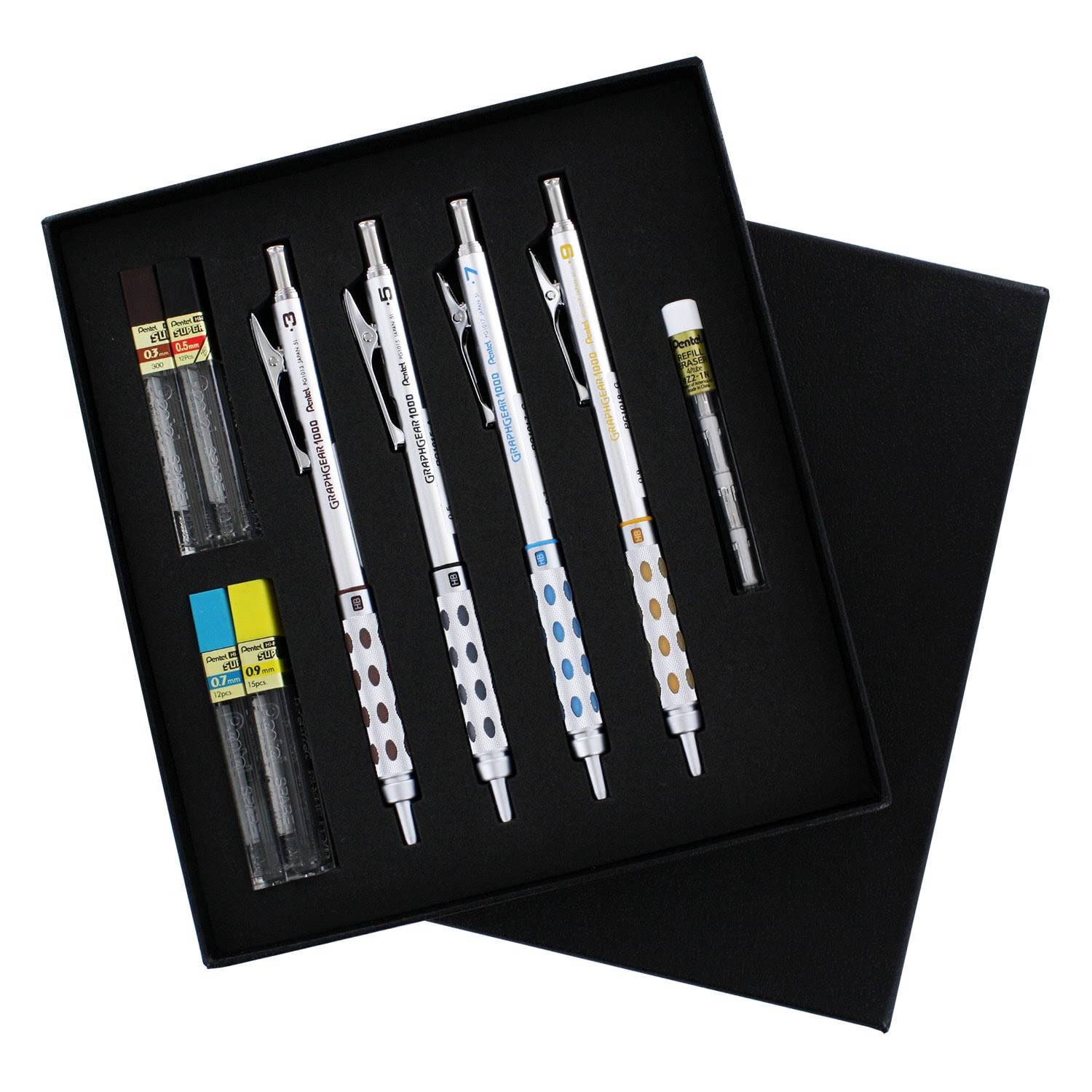 Pentel GraphGear 1000 Premium Mechanical Pencil Set