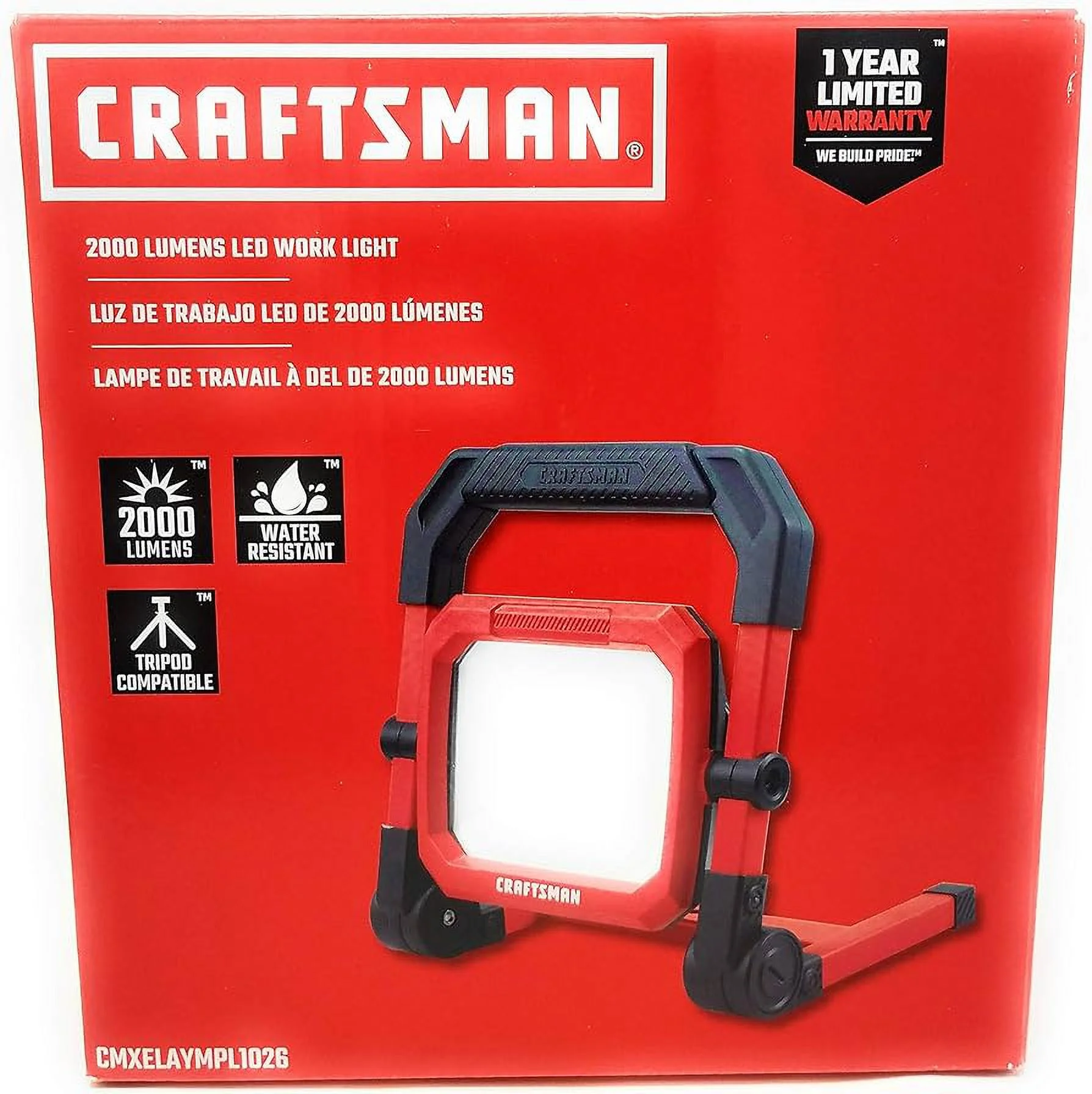 Craftsman 4500-Lumen LED Plug-in Portable Work Light