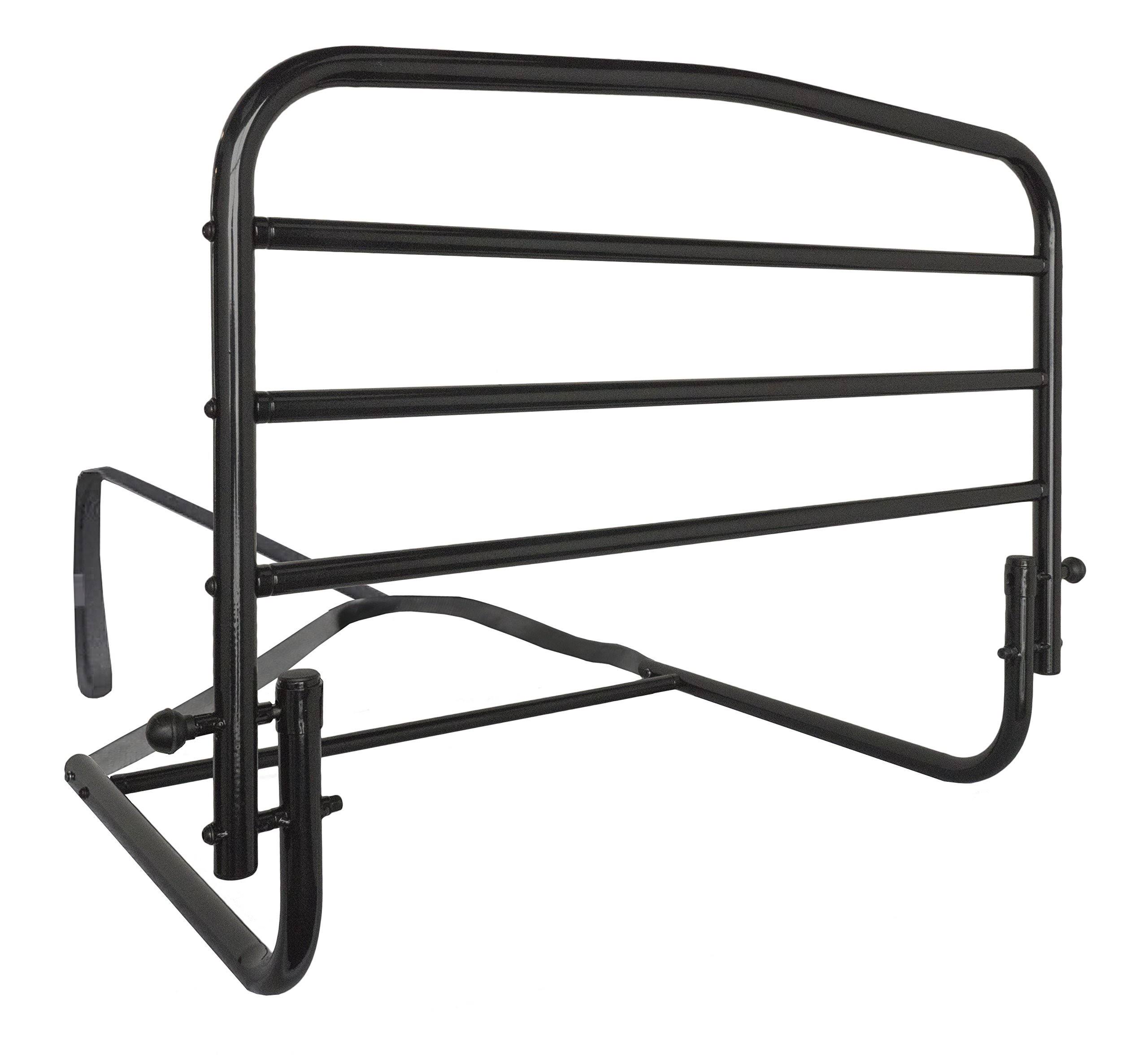 Stander 30x22 Safety Adult Bed Rail - Home Elderly Bedside Safety Rail + Swing
