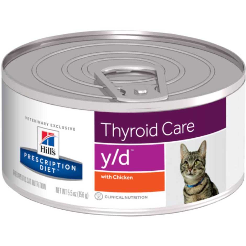 Prescription Diet y/d Thyroid Care Feline Canned Food - Pet Supplies online store