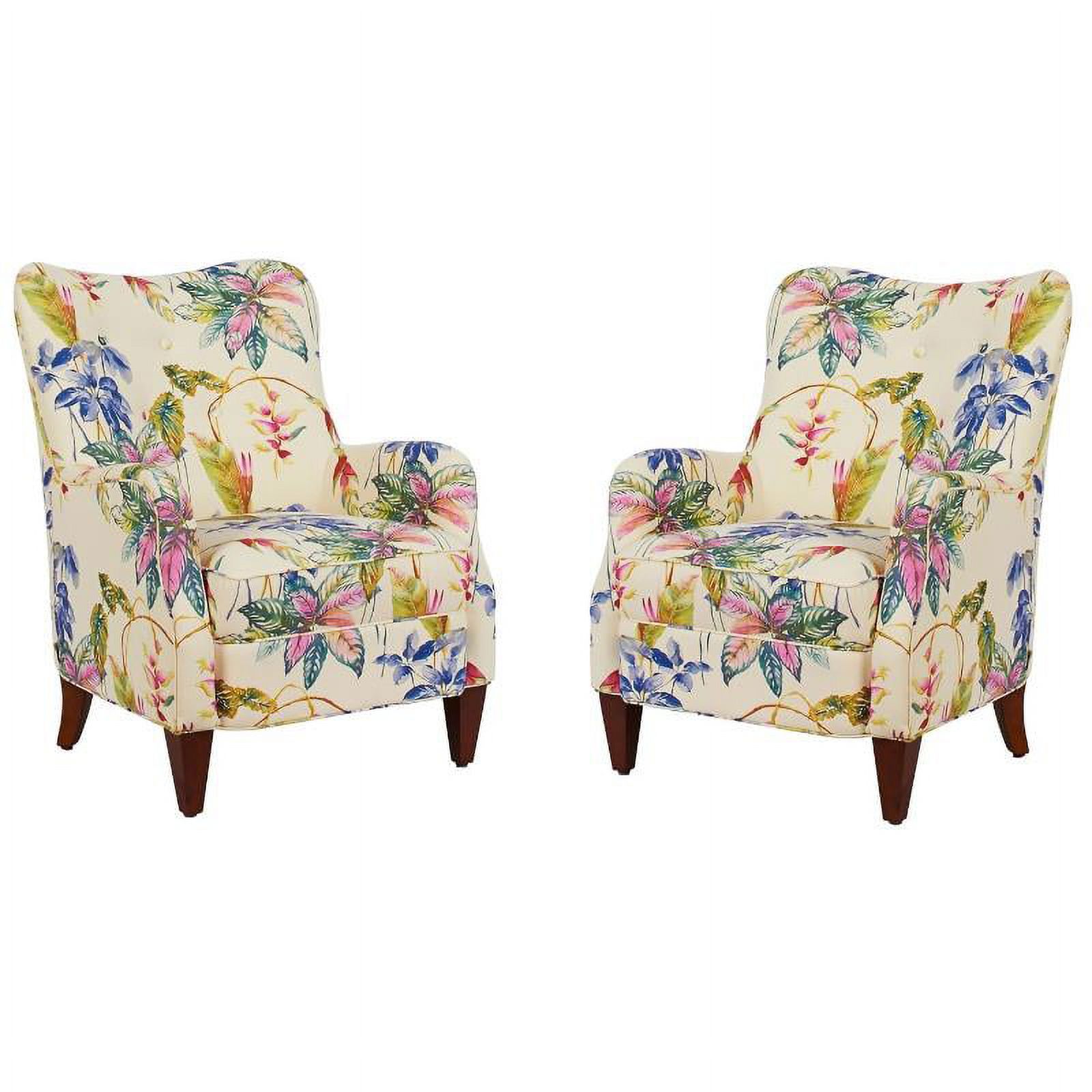 Paradise Upholstered Arm Chair 2 Piece Set