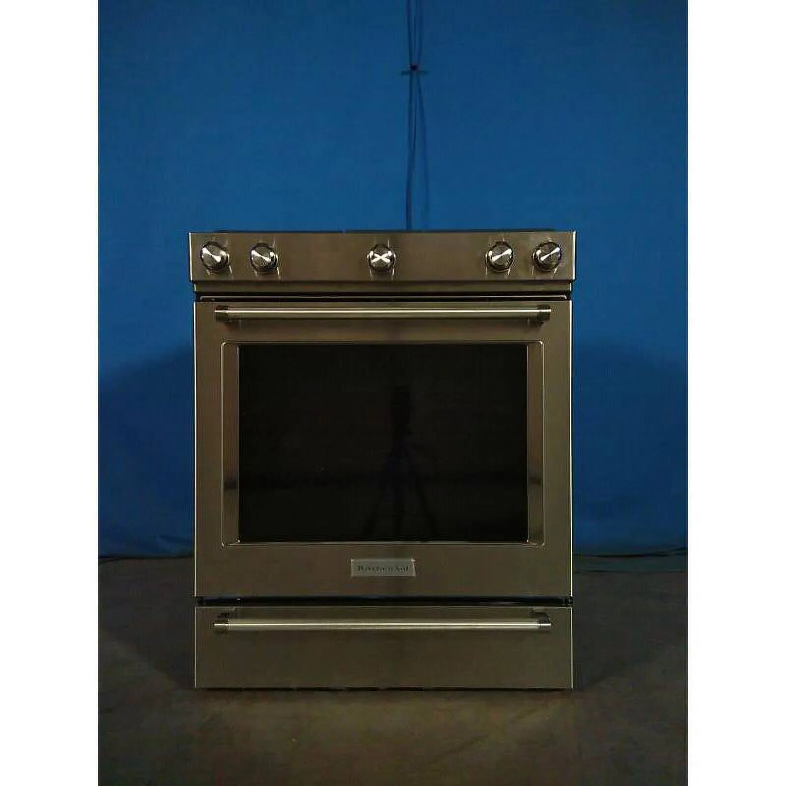 KitchenAid KSDB900ESS 7.1 Cu. Ft. 5 Burner Dual Fuel Slide-in Range