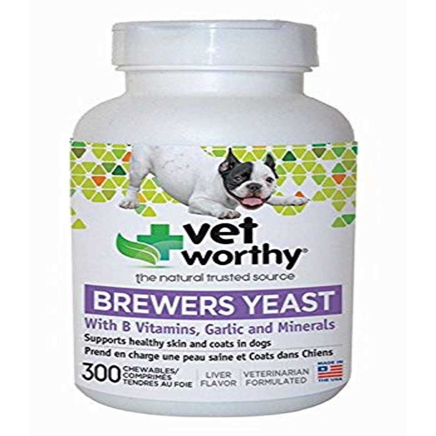 Vet Worthy Brewers Yeast Chewable Tablets for Dogs - Pet Supplies online store