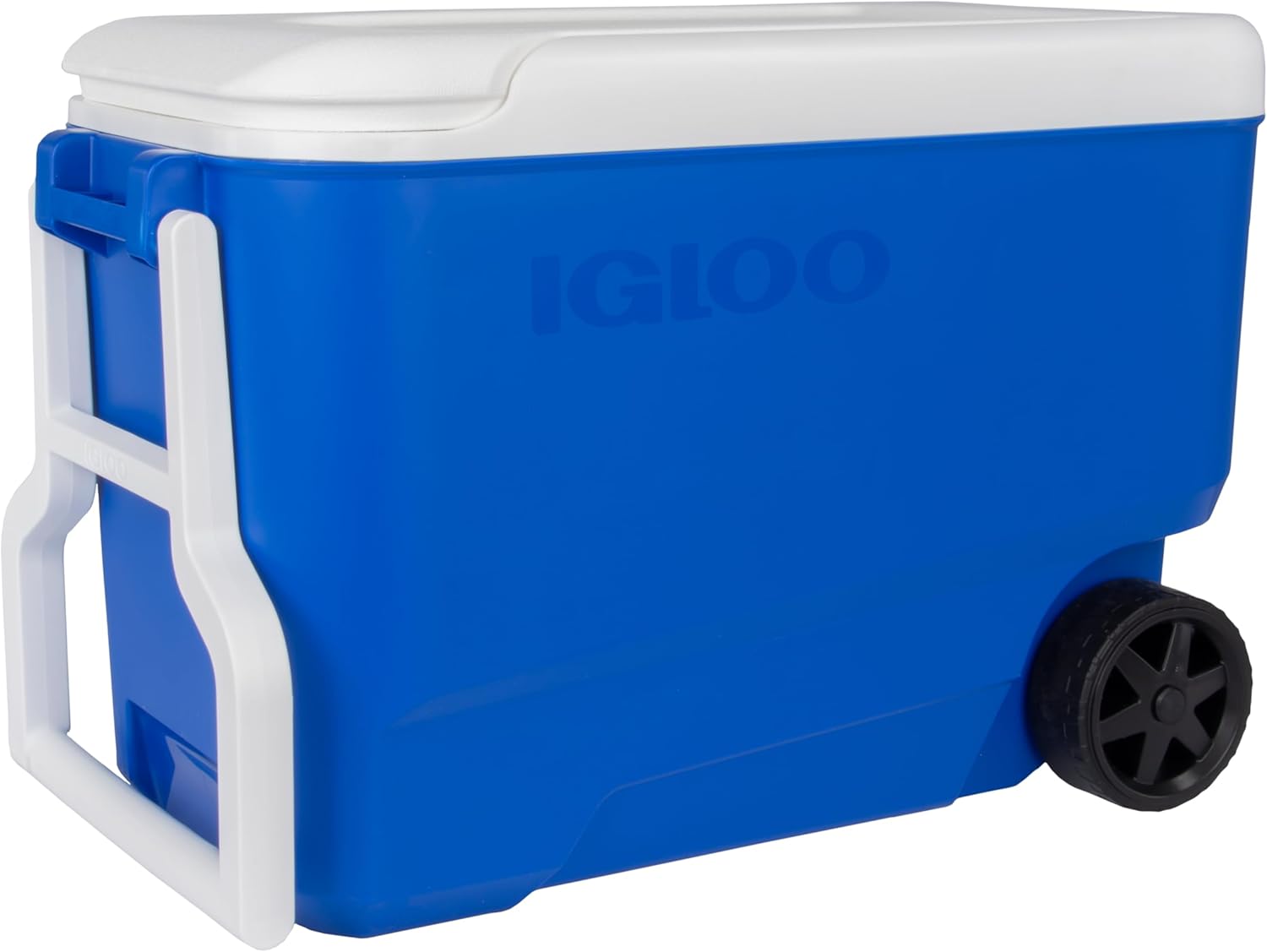 Igloo 00034482 Wheelie Cool 38 Majestic Blue, White, White, White