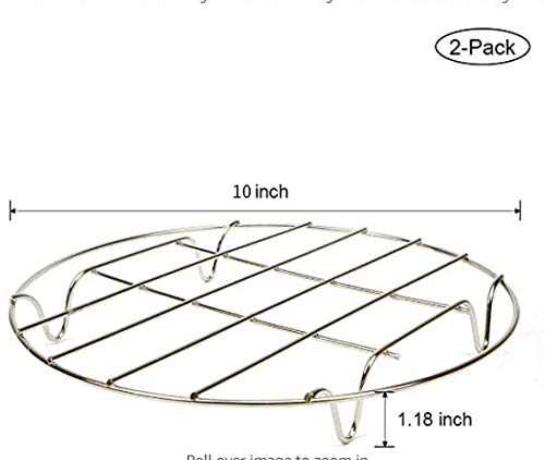2 Pack Round Cooking Racks 8