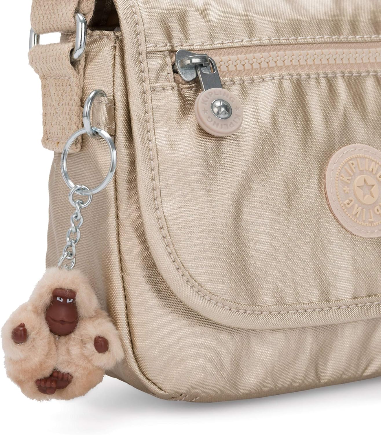 Kipling Sabian Metallic Crossbody Mini Bag