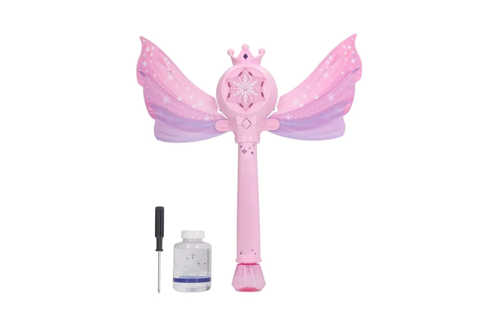 WLHONG Bubble Wands for Kids,Light Up with Music Automatic Bubble Machine Blower,Prevent Leakage Handheld Bubble Maker Toy for Outdoor Party Birthday Toys