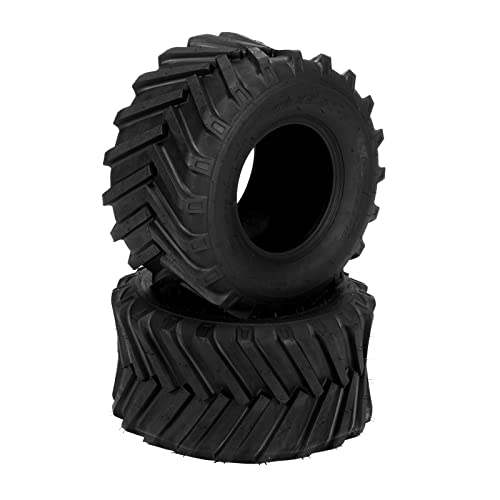 TUFFIOM Set of 2 Lawn Mower Tires 24x12.00-12 6PR Turf Tire for Garden Tractor Riding Lawnmower, Tubeless