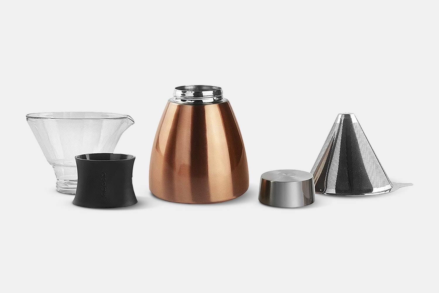 Asobu Black Pour-Over Insulated Coffee Maker