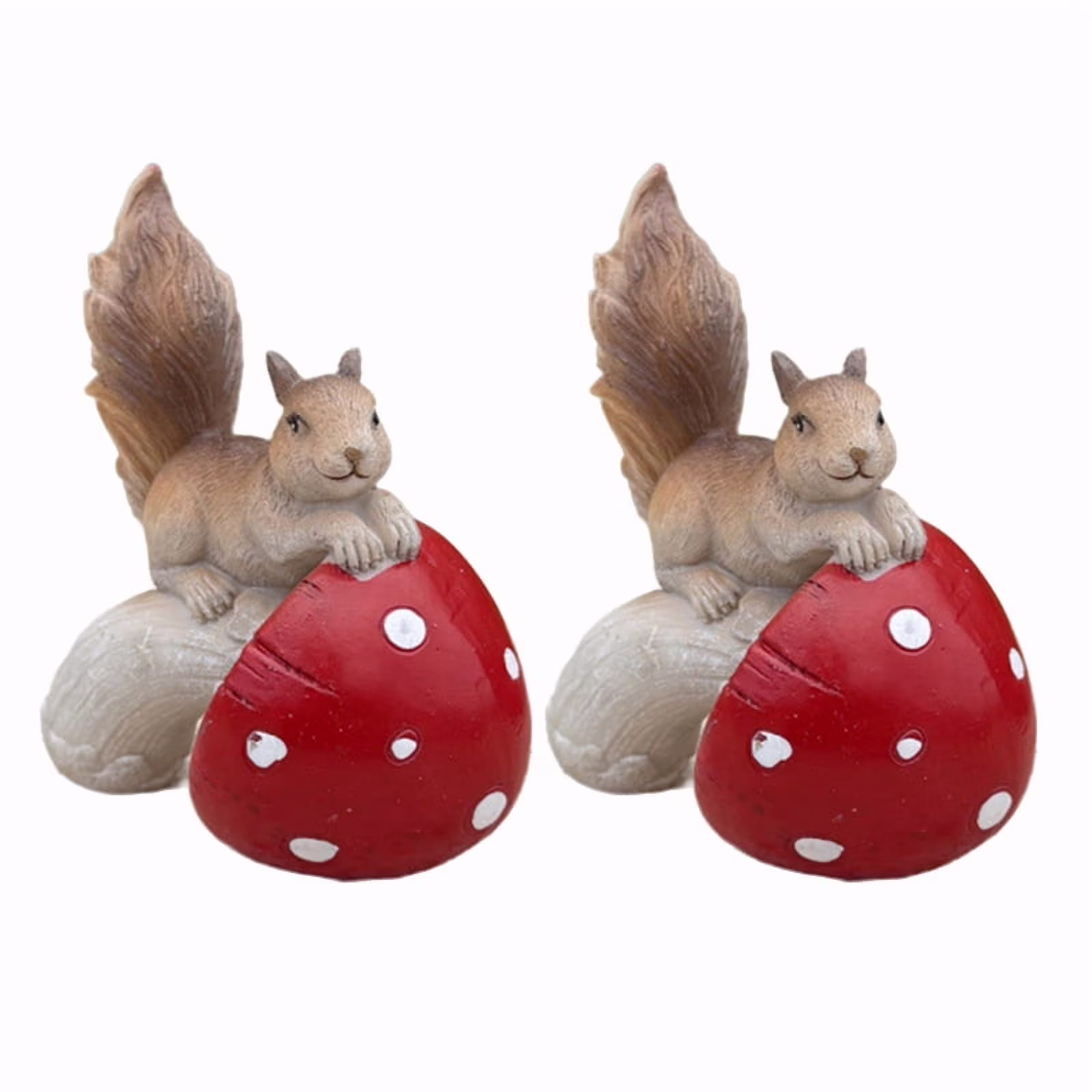 2 * Squirrel Ornaments-As Shown