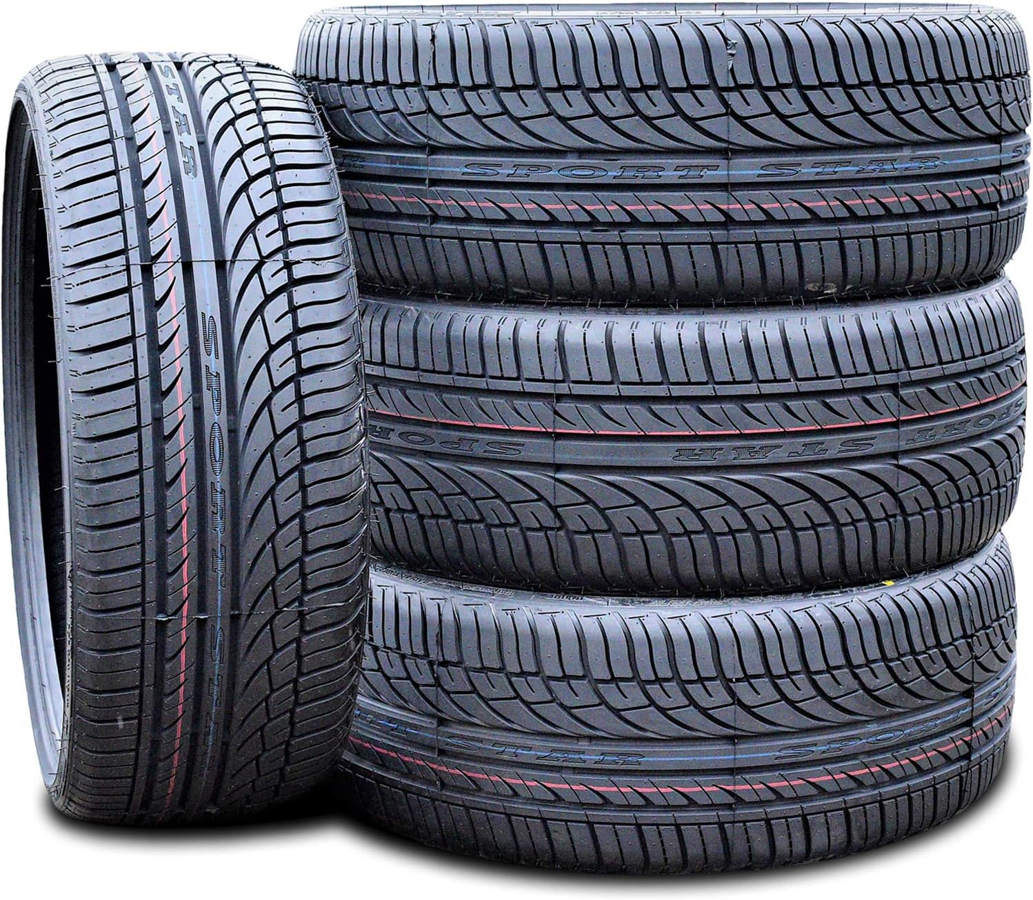 Set of 4 (FOUR) Fullway HP108 All-Season High Performance Radial Tires-295/25R22 295/25ZR22 295/25/22 295/25-22 97W Load Range XL 4-Ply BSW Black Side Wall