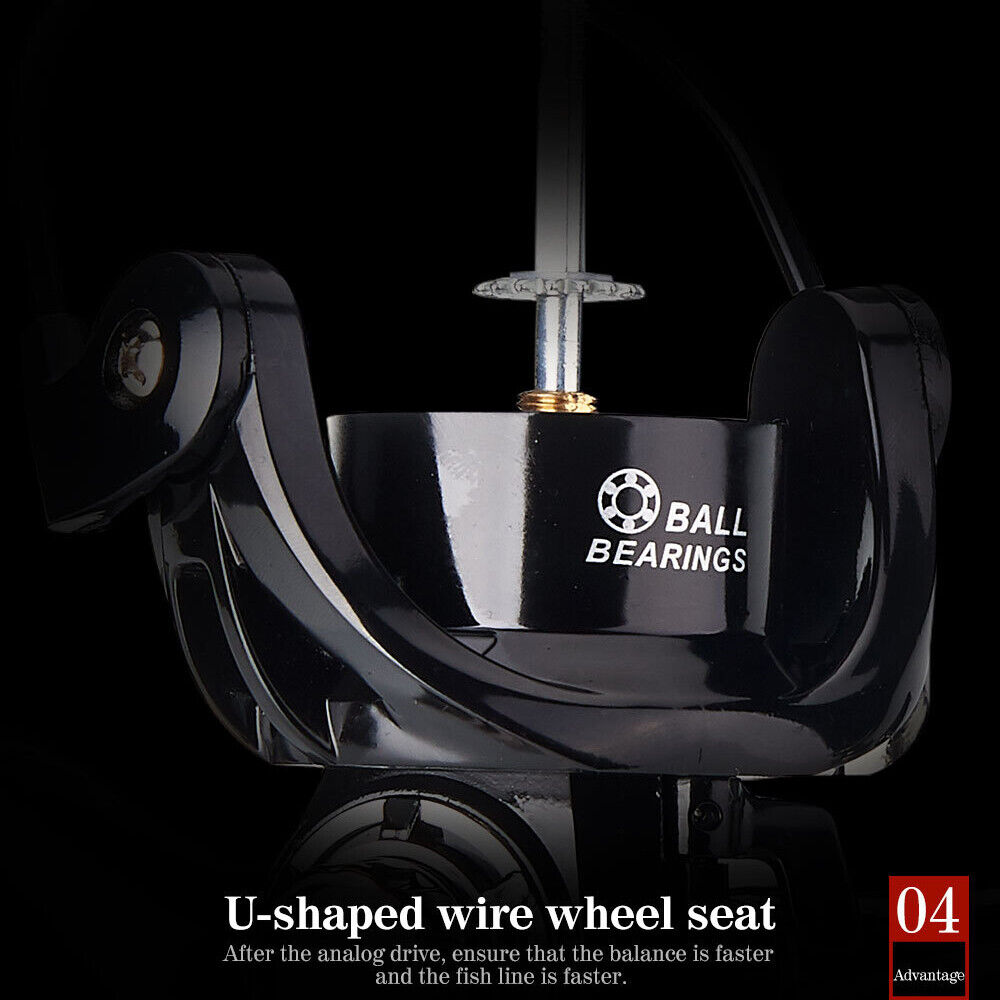 12BB Metal Spinning Fishing Reel 5.2:1 Saltwater Freshwater Right Left Hand Reel