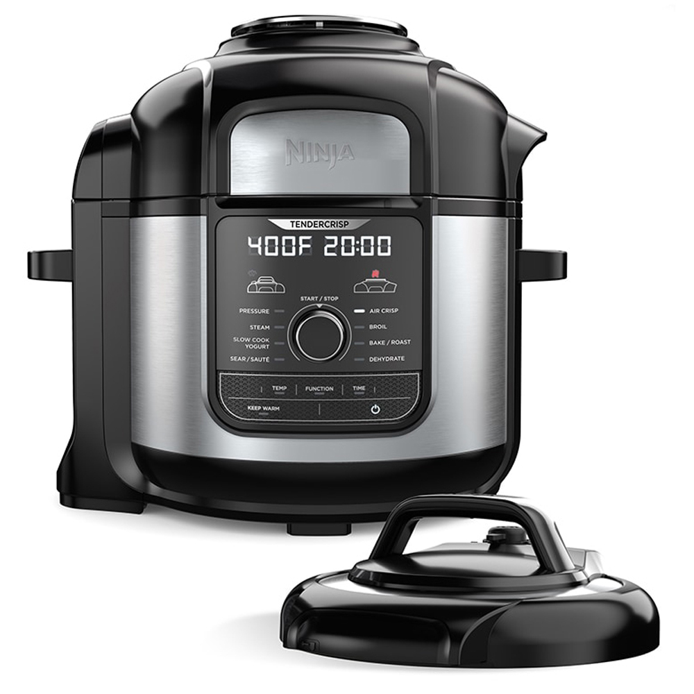 Restored Ninja Foodi 8-qt. 9-in-1 Deluxe XL Pressure Cooker & Air Fryer FD401 (Refurbished)