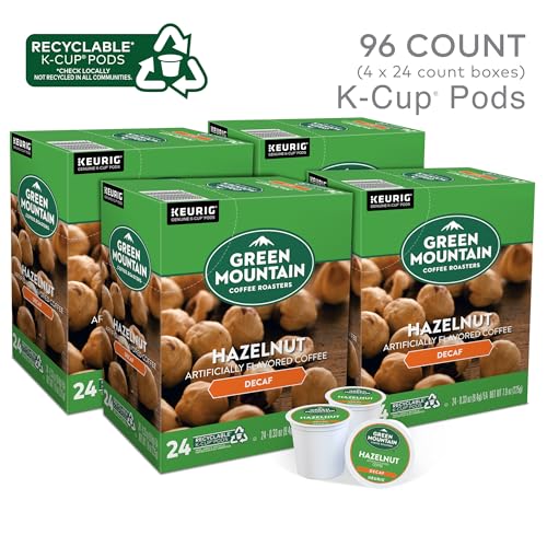 Green Mountain Coffee Roasters Hazelnut Coffee, Keurig Single-Serve K-Cup pods, Light Roast, 96 Count