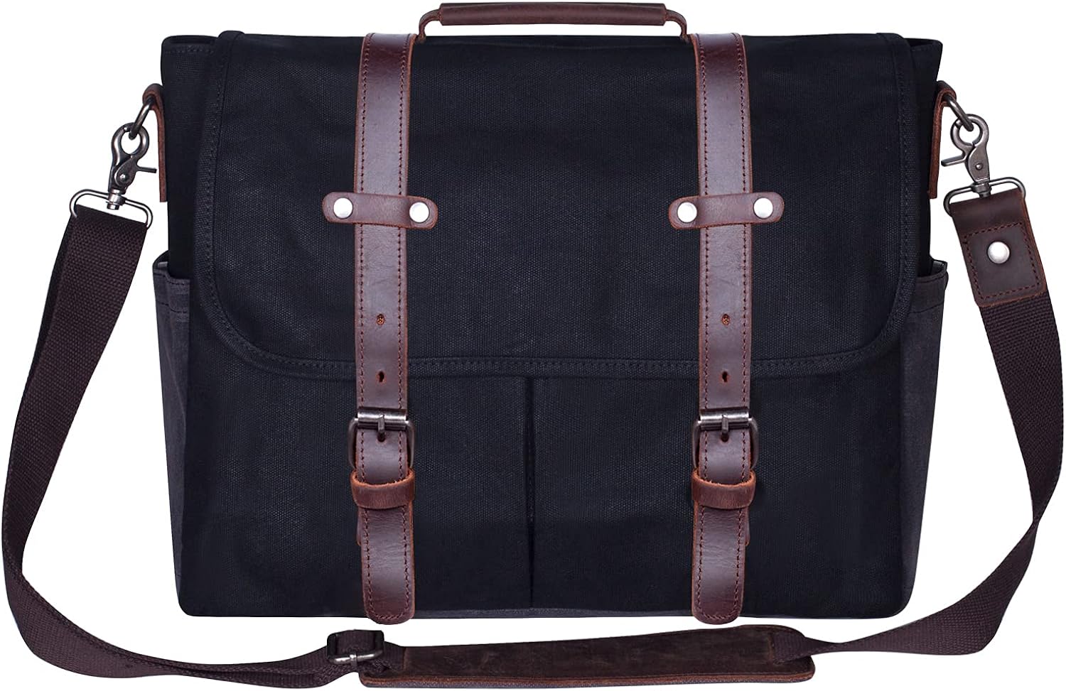 Messenger Bag for Men, Briefcases Lightweight Men's Laptop Bag 15.6 inch Water Resistant Crossbody School Satchel Bags