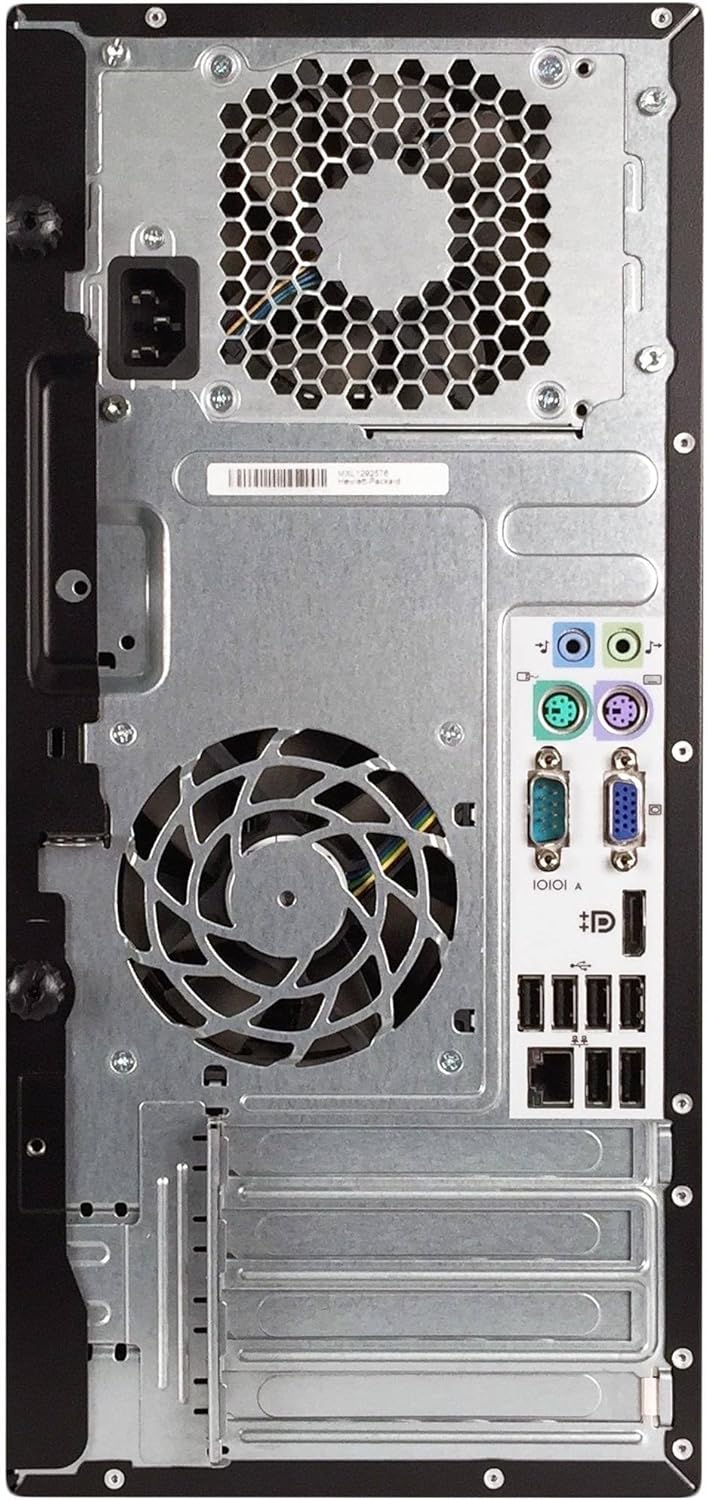 HP Compaq Elite 6300 Tower Business Desktop Computer, Intel Quad-Core i5-3470 up to 3.60GHz, 8GB RAM, 256GB SSD + 500GB HDD, DVD, WiFi, USB 3.0, Windows 10 Professional (Renewed)