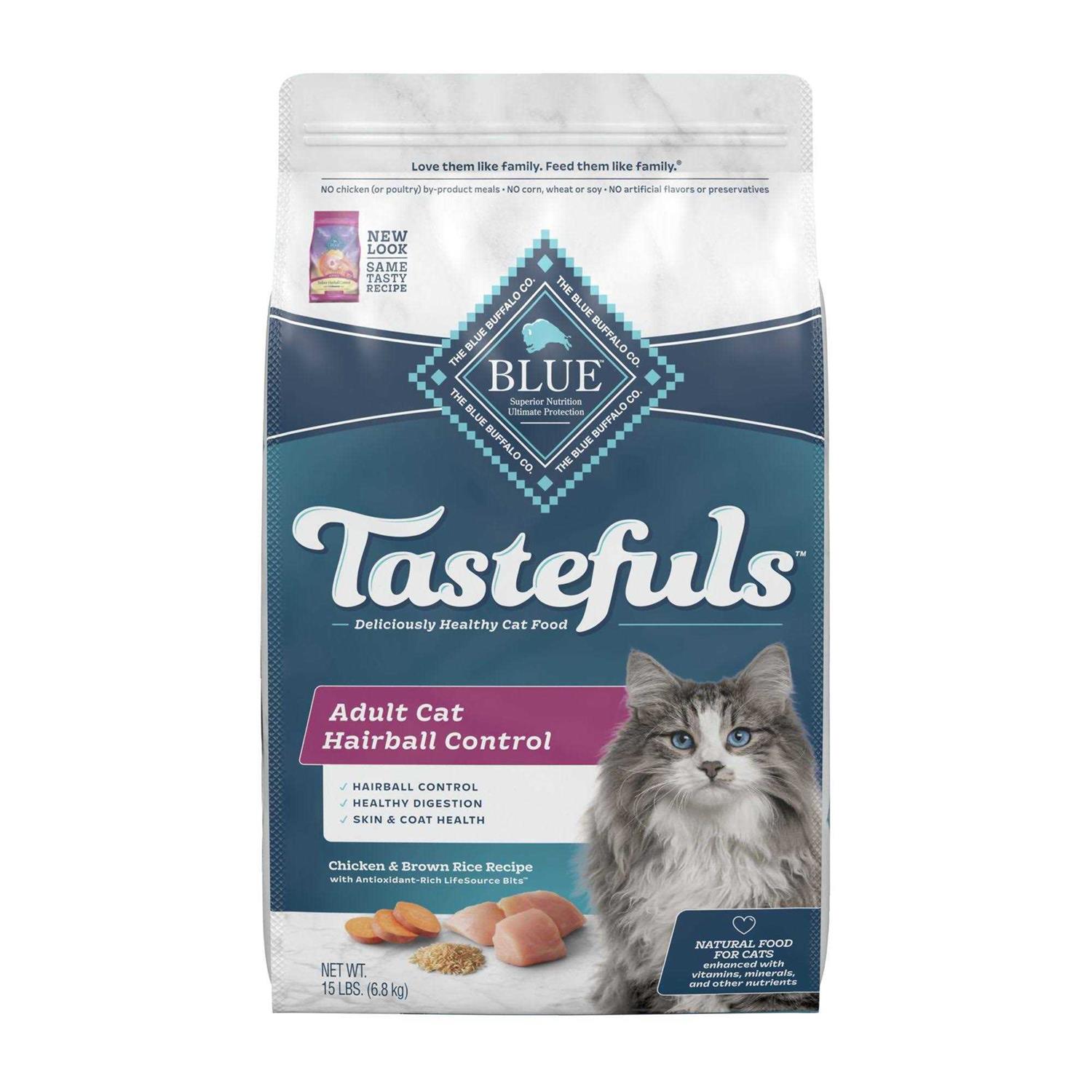Blue Indoor Hairball Control Adult Dry Cat Food - Pet Supplies online store