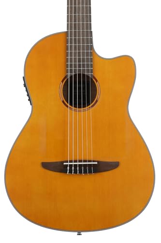 Yamaha NTX3 NT Cutaway Acoustic-Electric Nylon-String Classical Guitar With Reinforced Carrying Bag , Natural - Radiant Selections