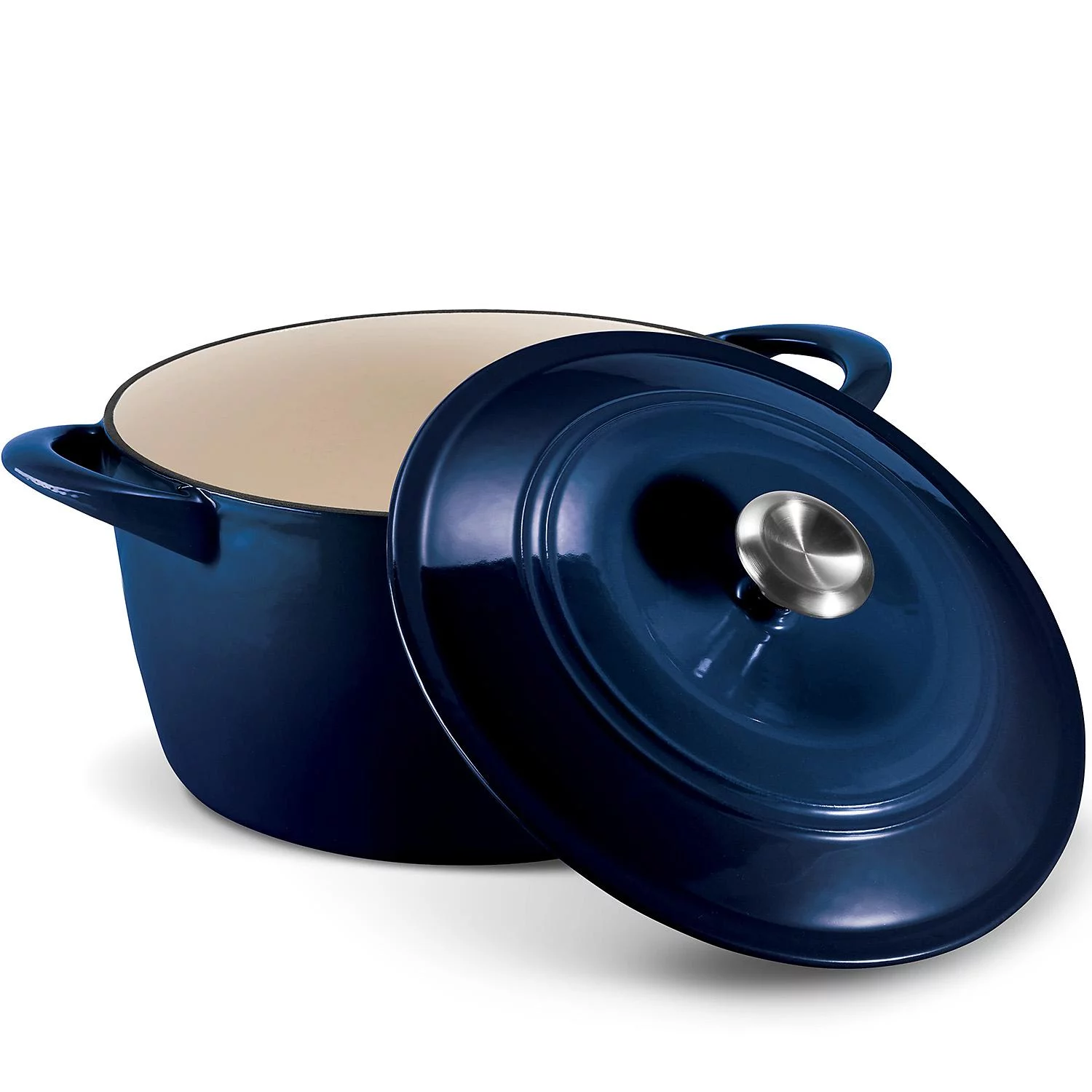 Tramontina Enameled Cast Iron 7-Qt. Covered Round Dutch Oven (Assorted Colors)
