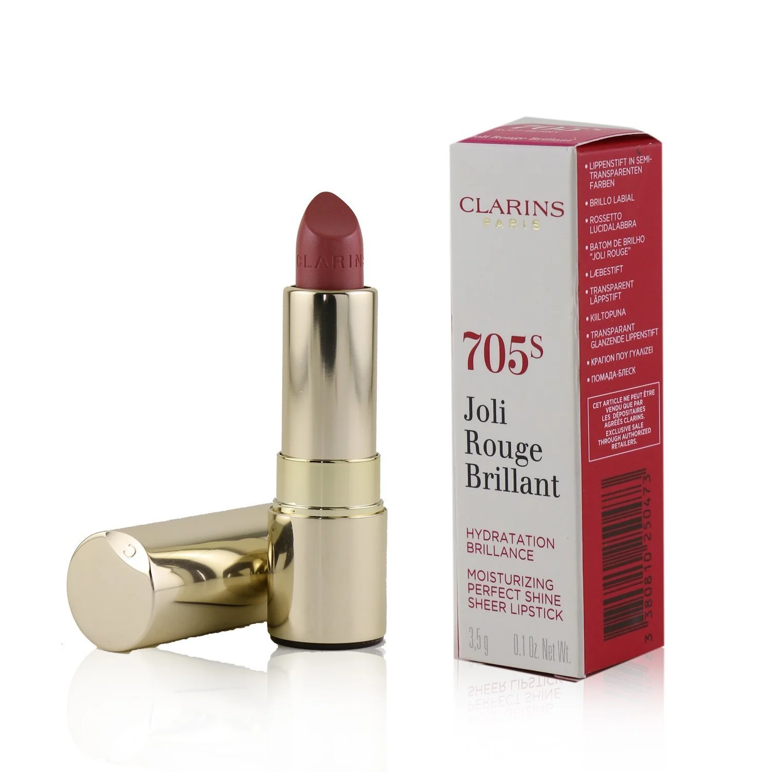 Clarins Joli Rouge Brillant (Moisturizing Perfect Shine Sheer Lipstick) - # 32 Pink Cranberry  3.5g/0.1oz