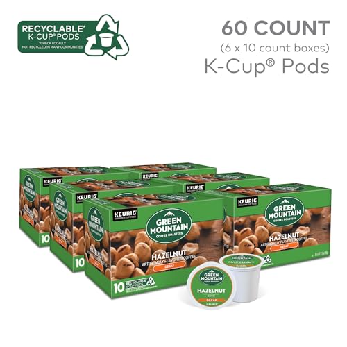 Green Mountain Coffee Roasters Hazelnut Coffee, Keurig Single-Serve K-Cup pods, Light Roast, 96 Count