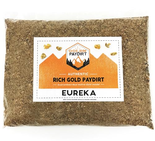 Goldn Gold Paydirt Eureka Panning Pay Dirt Bag – Gold Prospecting Concentrate