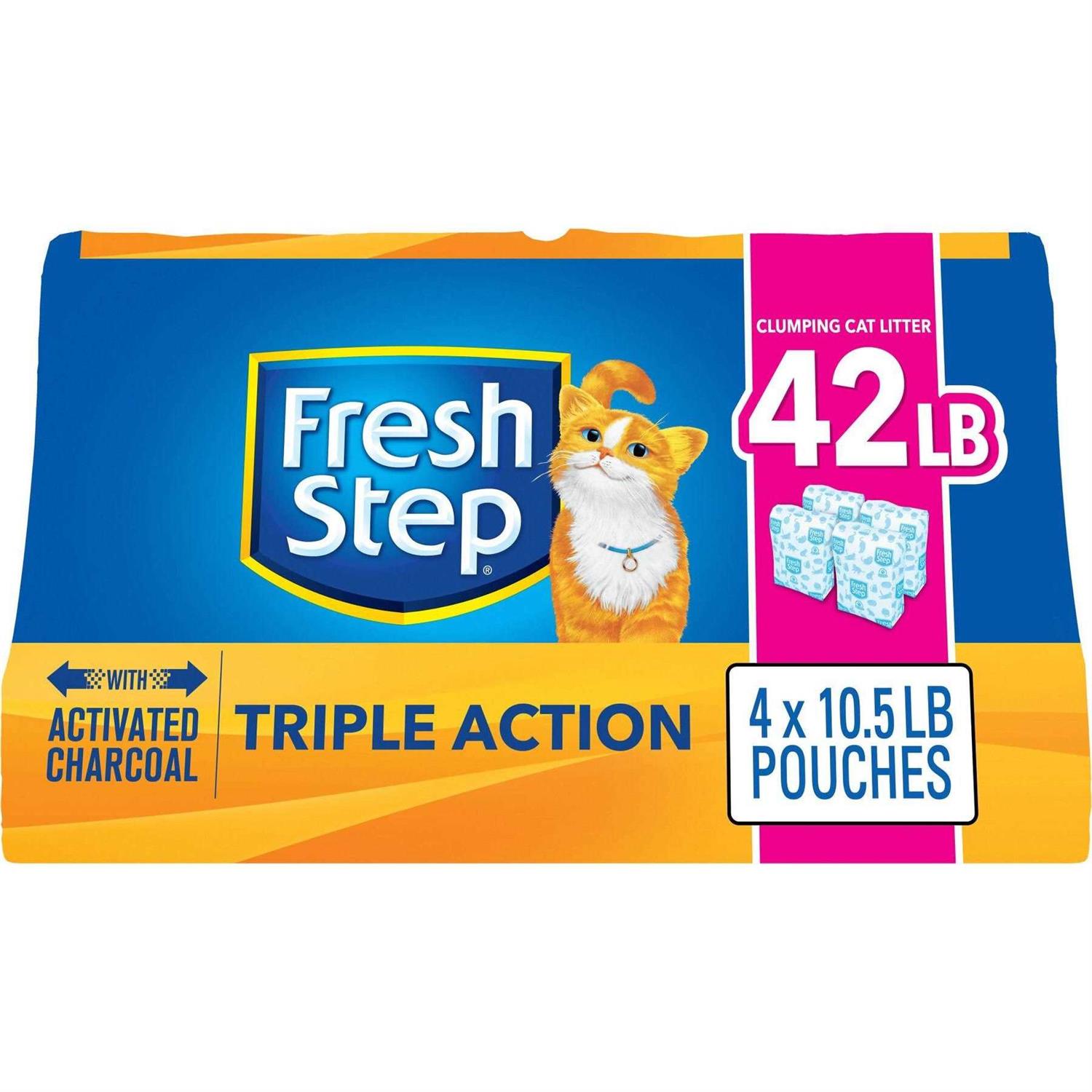 Fresh Step Clean Paws Triple Action Clumping Cat Litter - Pet Supplies online store