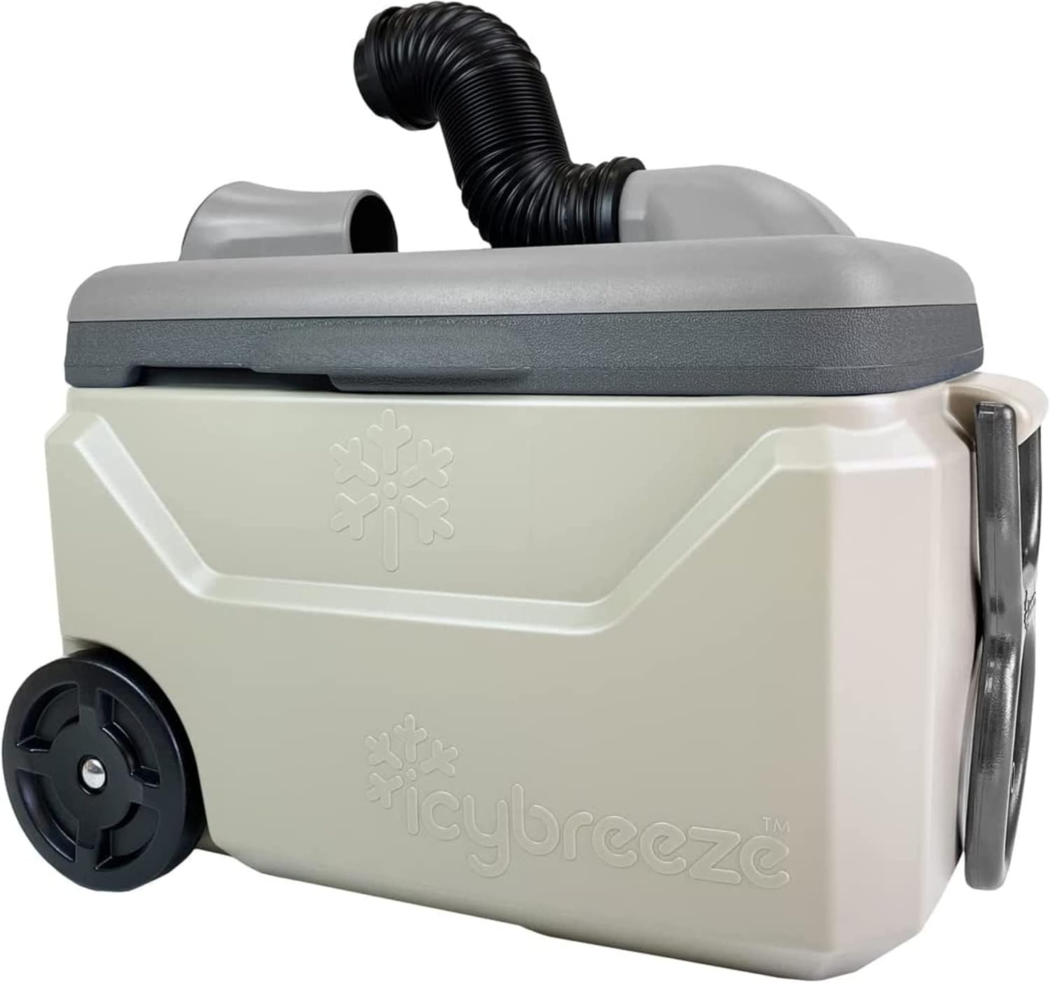 IcyBreeze V2 Pro Portable Air Conditioner & Cooler 38 Quarts, with Rechargeable 6AH Battery, Camping Traveling Compact All-In-One (Desert Tan)