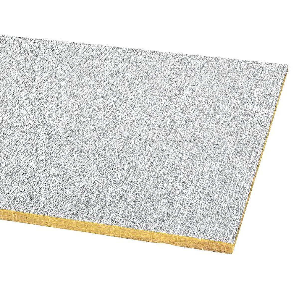 48x22Lx24x22W Acoustical Ceiling Tile Shasta, Fiberglass, 16pk Armstrong 2906