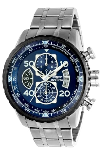 Invicta Aviator Stainless Steel Men's Quartz Watch - 48mm