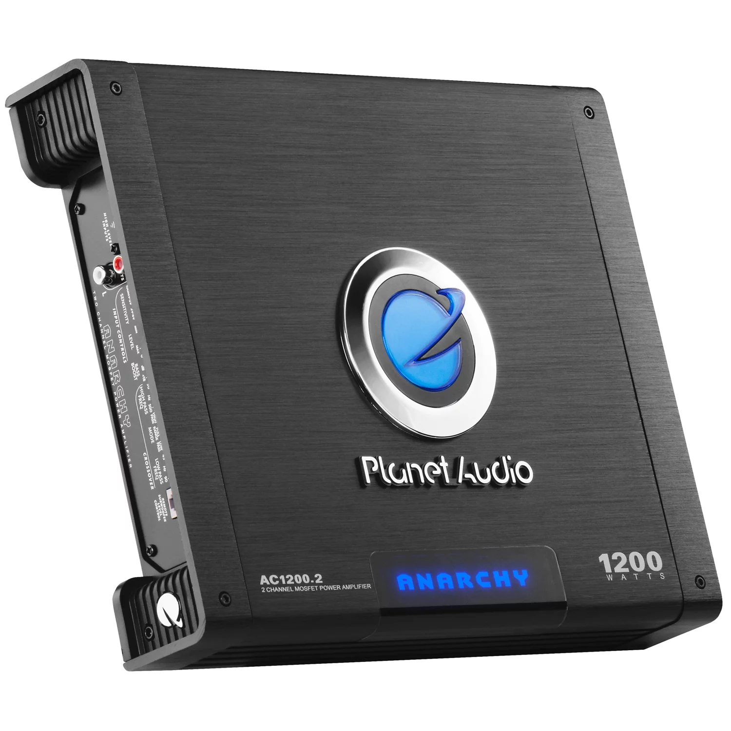 Planet Audio AC1200.2 2 Channel 1200 Watt Car Amplifier, Full Range, Bridgeable