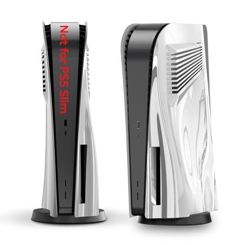 Plates for PS5 Digital Edition, Faceplate with Cooling Vents, Anti-scratch Dustproof Protective Cover Plates for PS5 Digital Edition (Golden)