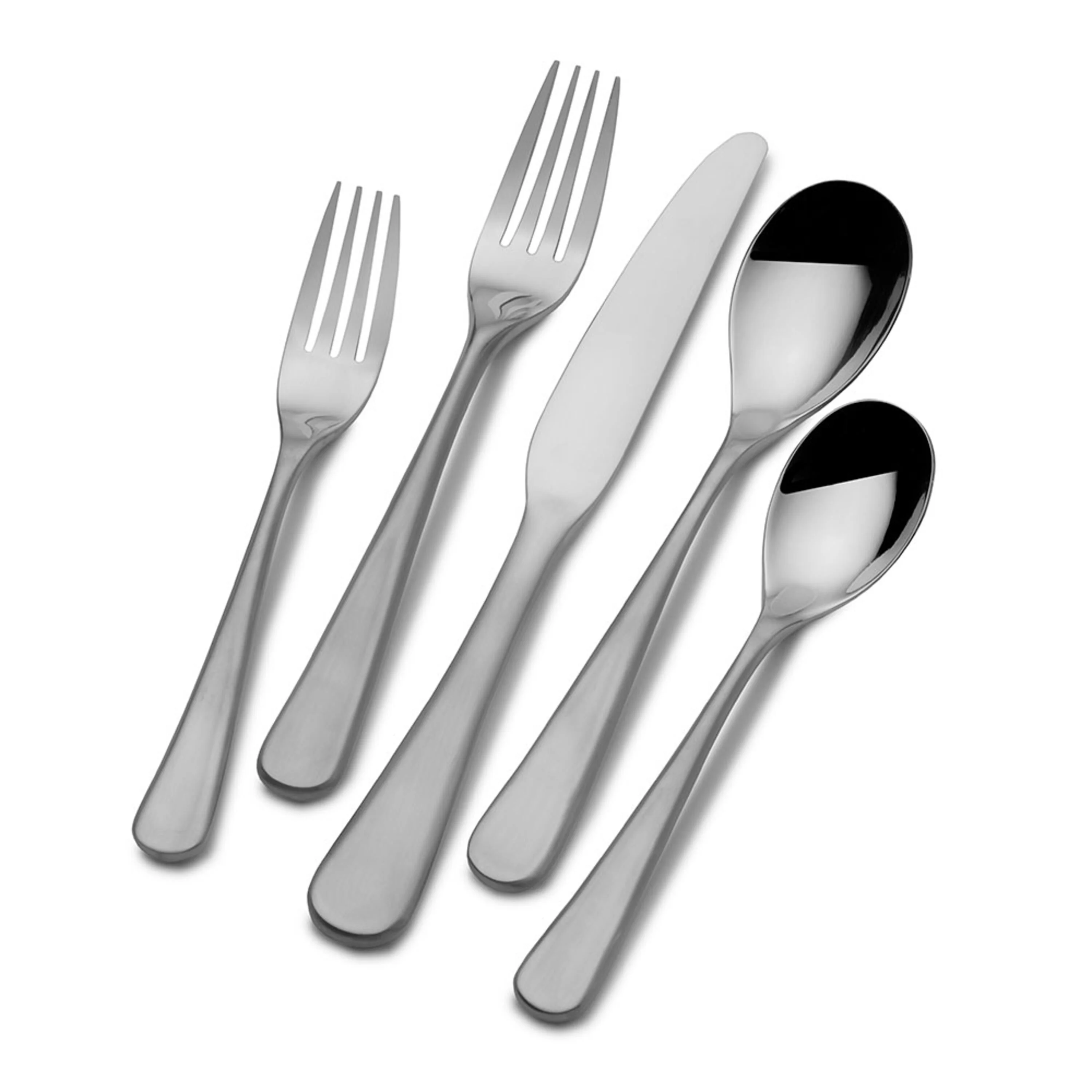 Mikasa Philo 18.0 Stainless Steel 42-Piece Flatware/Silverware Set