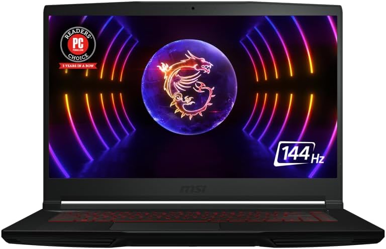 MSI Thin GF63 12U THIN GF63 12UCX-814US 15.6 Gaming Notebook - Full HD - Intel Core i5 12th Gen i5-12450H - 8 GB - 512 GB SSD - Black