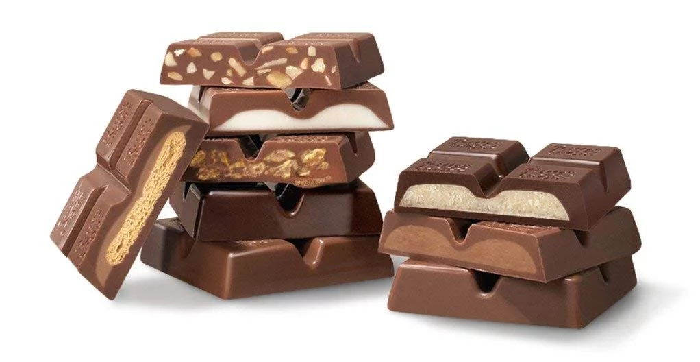 RITTER SPORT: Individual Mini Bars Display: 84 Count