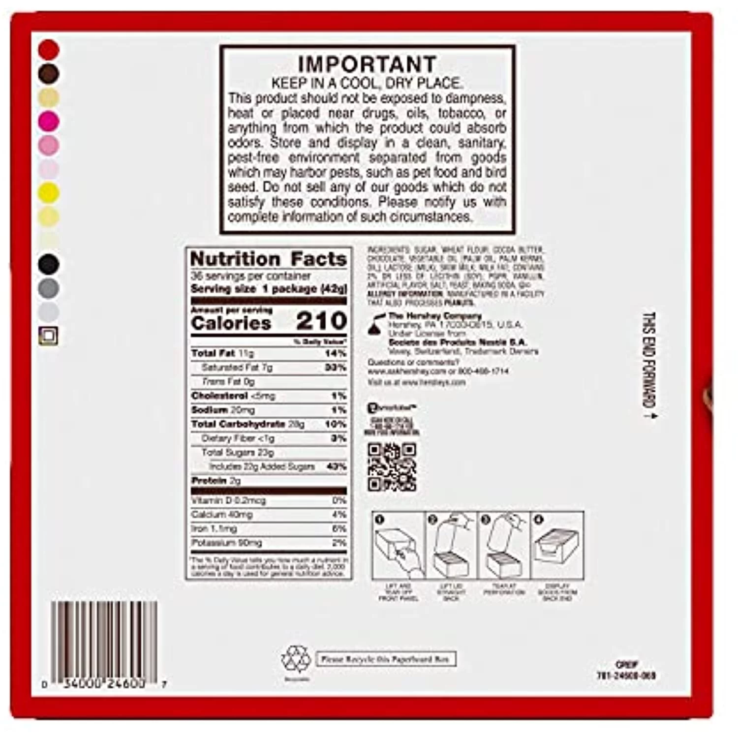 Kit Kat Milk Chocolate Wafer Candy, Bulk Individually Wrapped, 1.5 Oz Bars (36 Count)