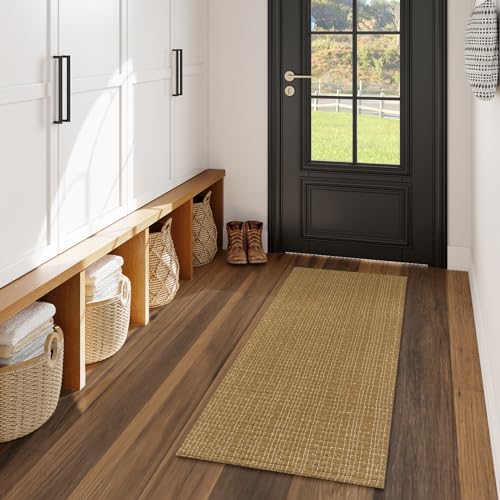 Seavish Small Rugs for Living Room 3x5 Rugs for Bedroom Aesthetic Washable Rugs for Kitchen Floor Low Pile Neutral Braided Rug Indoor Outdoor Rugs for Entryway Nursery Office Patio Porch Entry