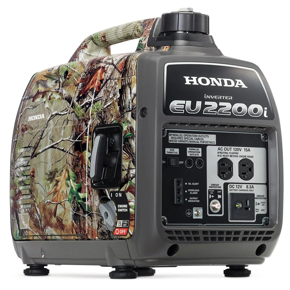 Honda EU2200I-CAMO 2,200 Watt Inverter Super Quiet Generator w/ Realtree Wrap