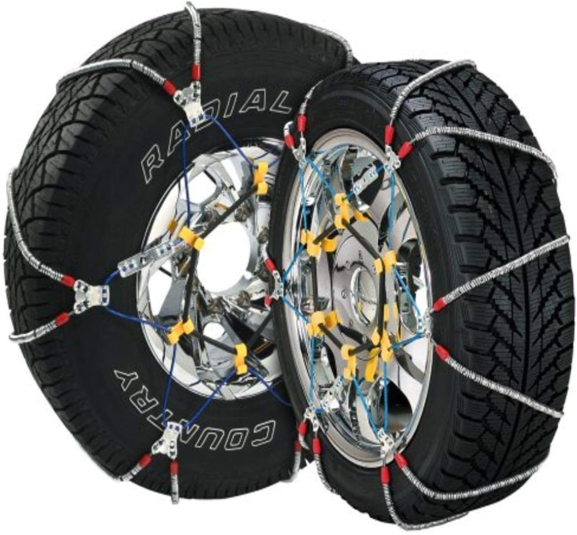 Security Chain Company SZ429 Super Z6 Cable Tire Chain for Passenger Cars, Pickups, and SUVs - Set of 2