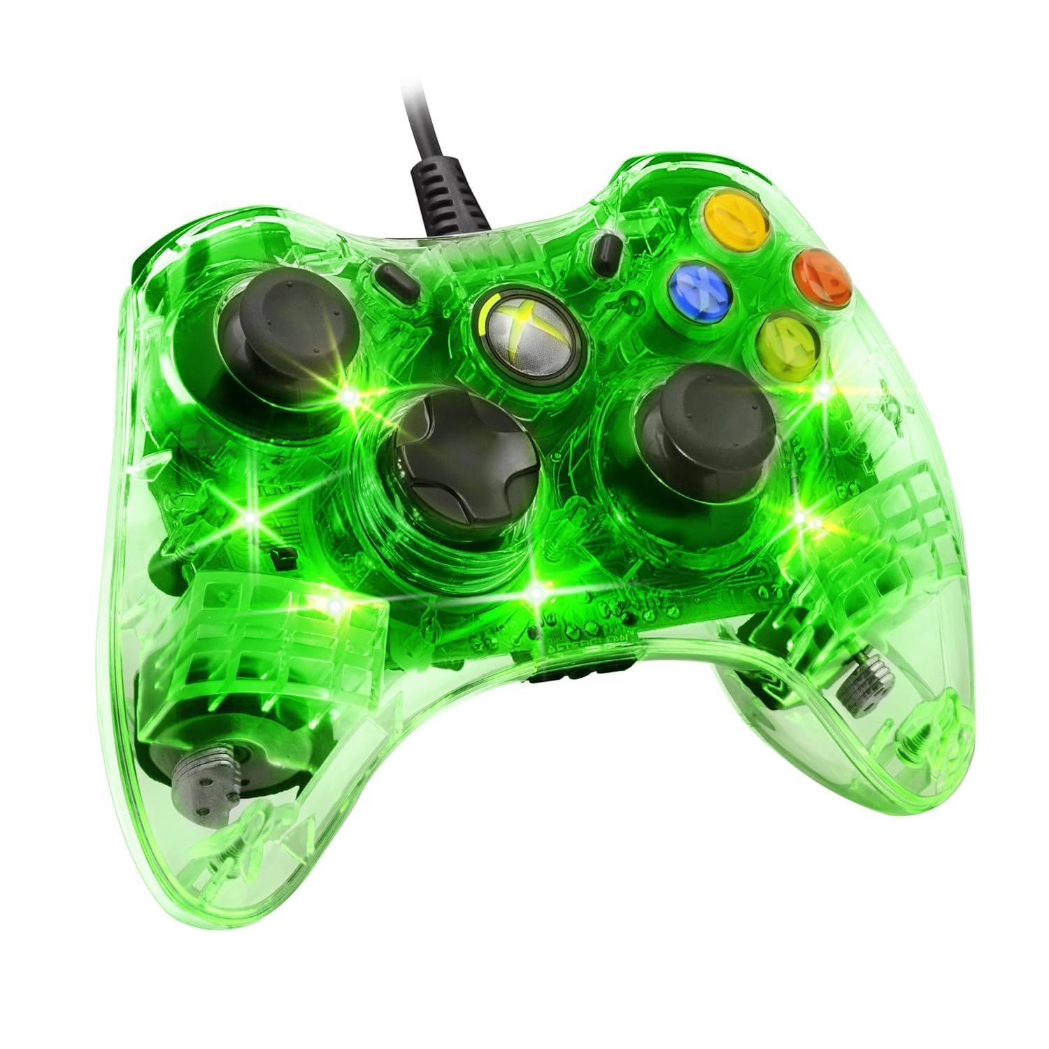 PDP Afterglow Wired Controller for Xbox 360 - Green - microsoft_xbox_360