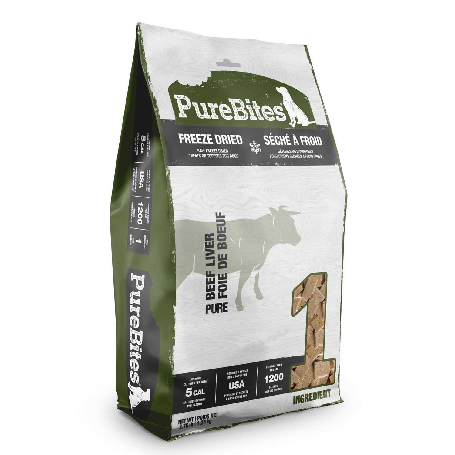 PureBites Beef Liver Freeze Dried Dog Treats - Pet Supplies online store