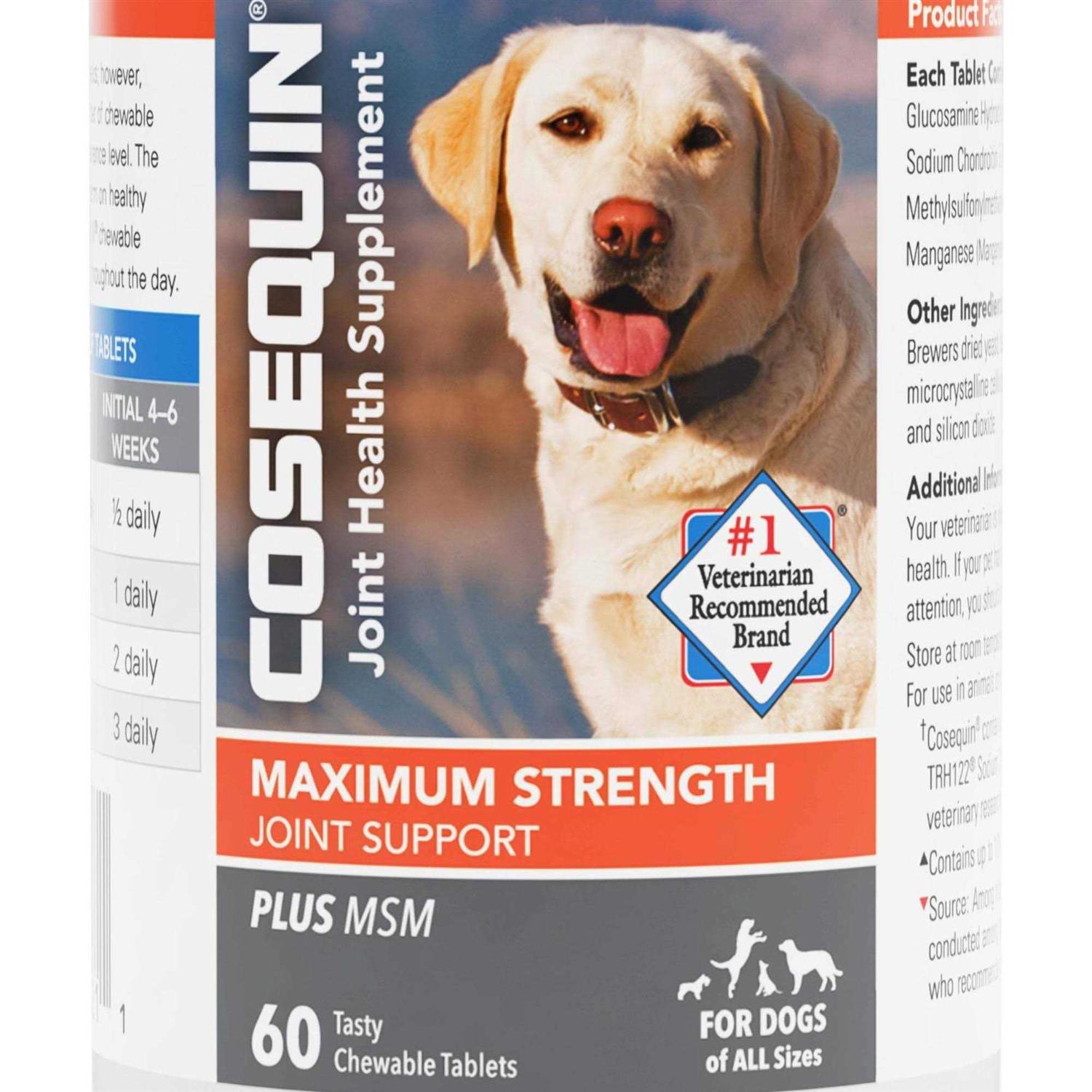 Cosequin Maximum Strength Joint Support Plus MSM - Pet Supplies online store