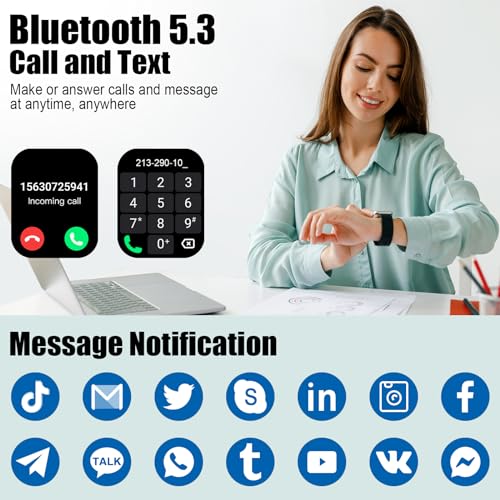 Smart Watch for Men Women, 1.96