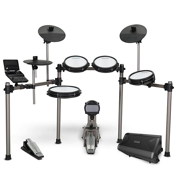Simmons Titan 50 Electronic Drum Kit With Mesh Pads and Bluetooth (Titan 50 Expanded)
